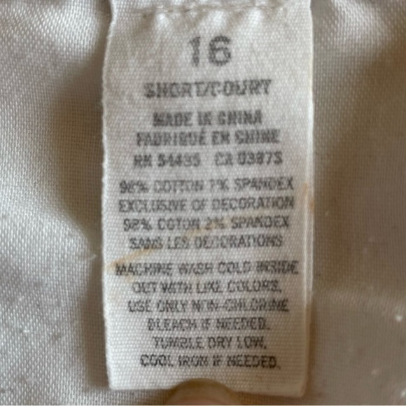 American Eagle,‎ Skinny Kick Flare White Jean Western 16 Petite Summer Neutral - Picture 7 of 13